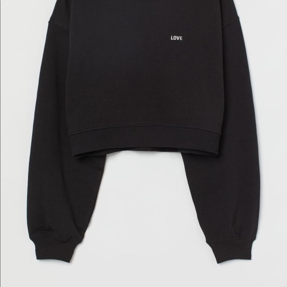 New with tag! H&M cropped sweatshirt - Picture 6 of 7